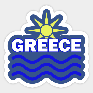 GREECE-Sun Water Sticker